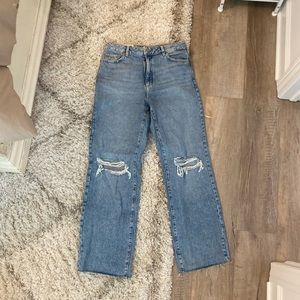 Wide Leg Garage Jeans